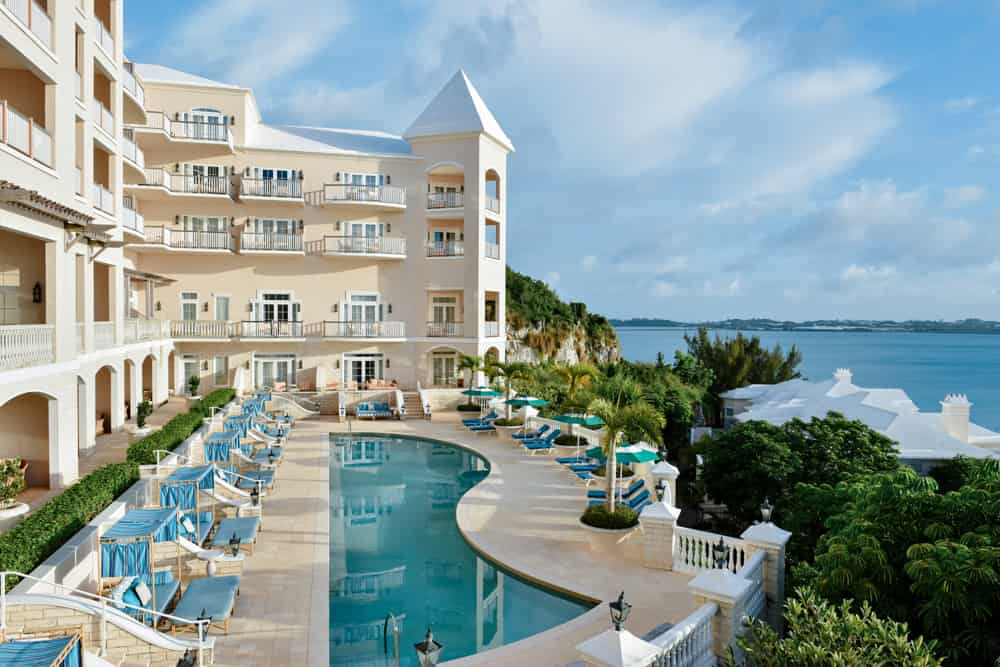 pool view Rosewood Bermuda