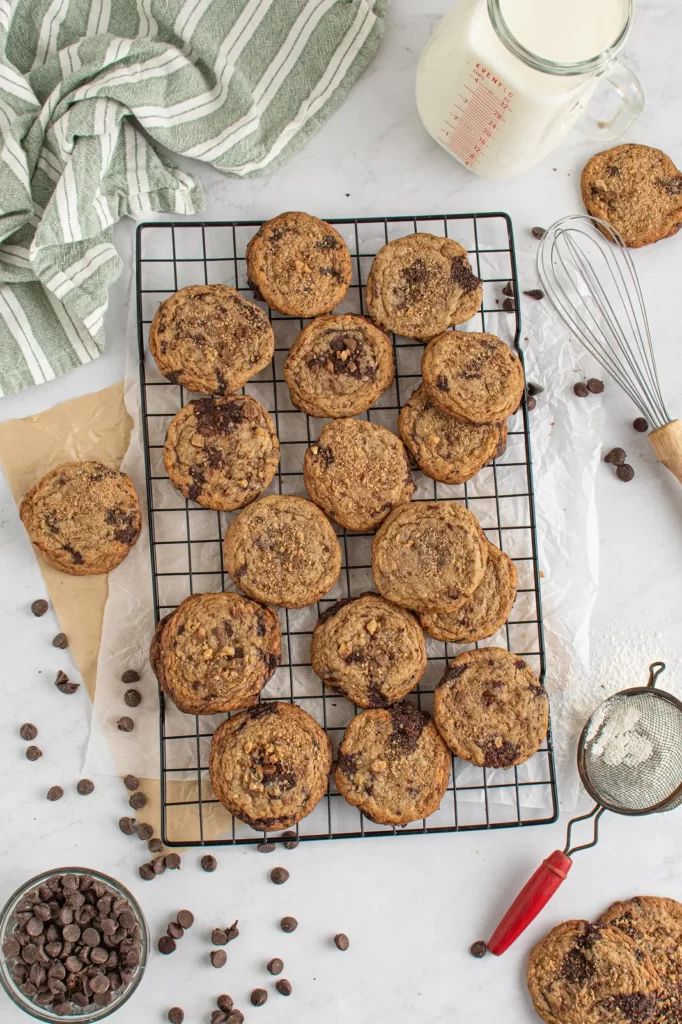 toffee chocolate chip cookies
