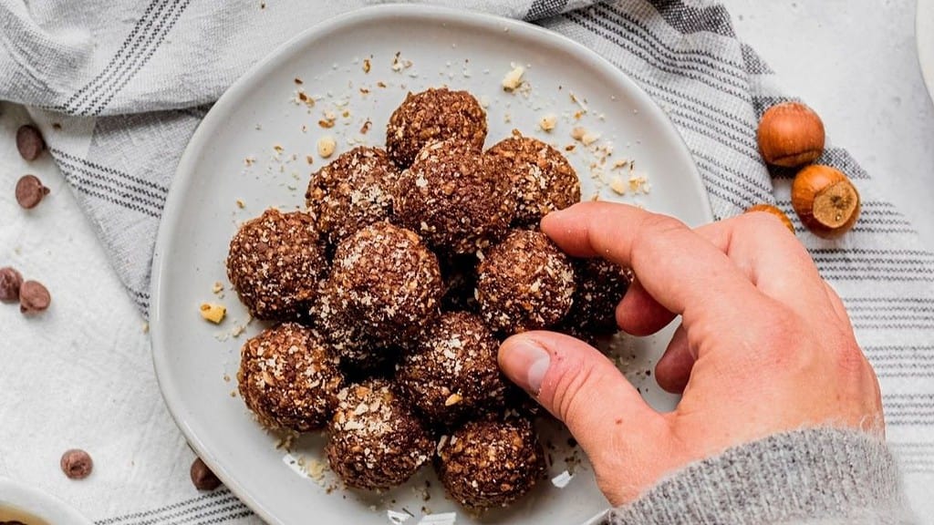 Bliss Balls on a Plate