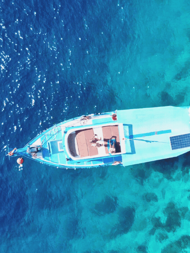 boat in the Carribean