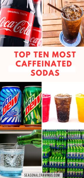 Top 10 most caffeinated sodas.