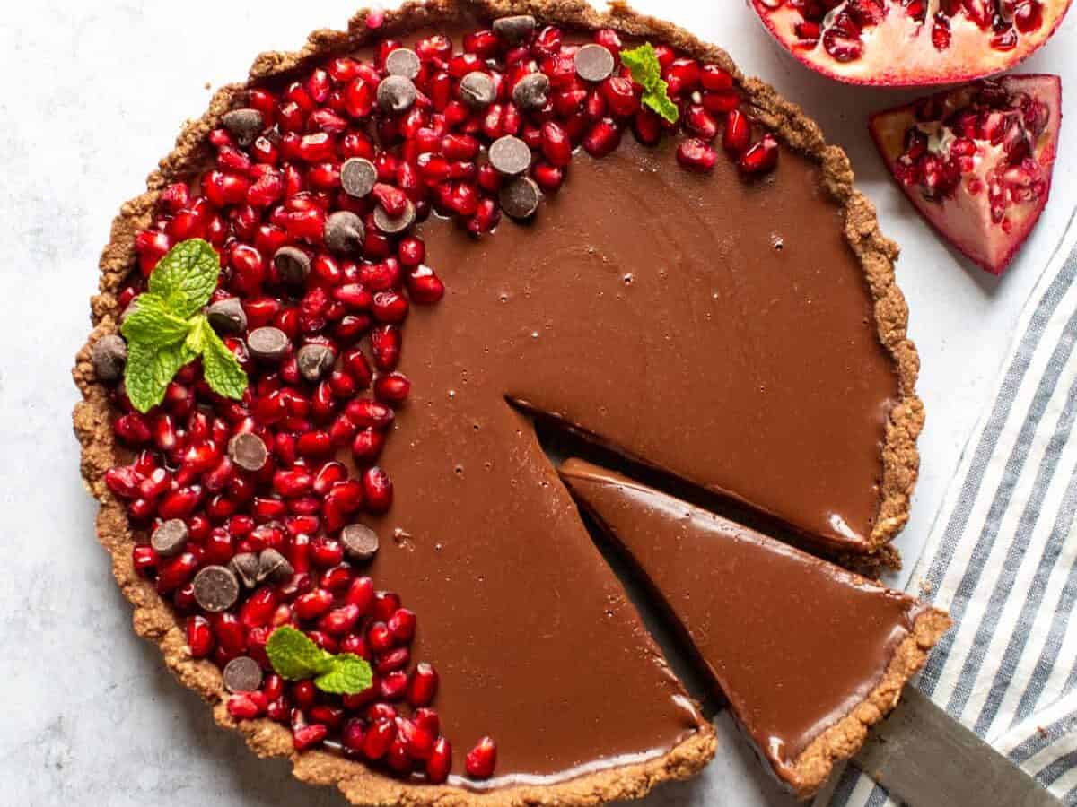 chocolate tart for thanksgiving dinner