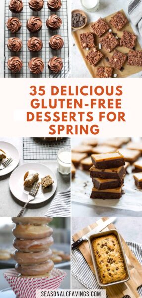 Indulge in 35 delicious gluten-free desserts perfect for the vibrant season of spring.