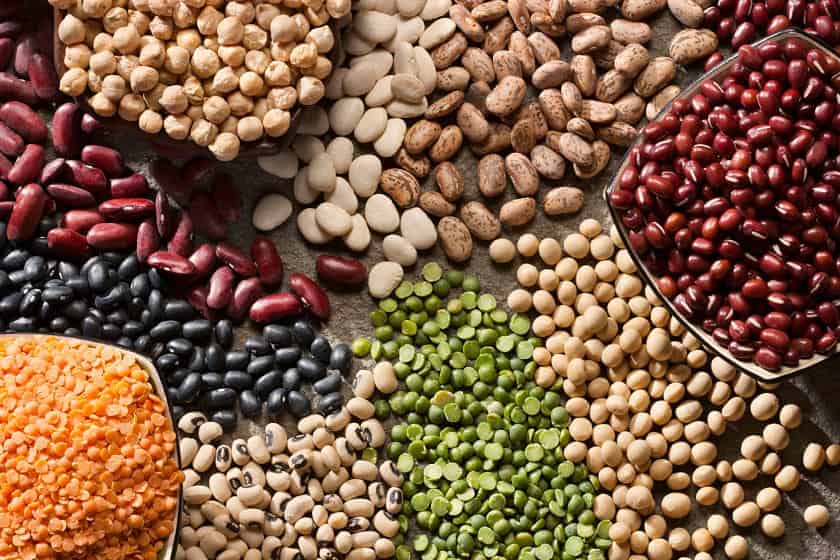 healthy beans lentils legumes