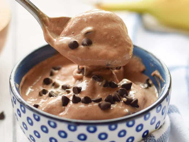 Healthy Chocolate Banana Ice Cream