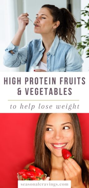 high protein fruits and vegetables