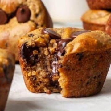 banana protein muffins