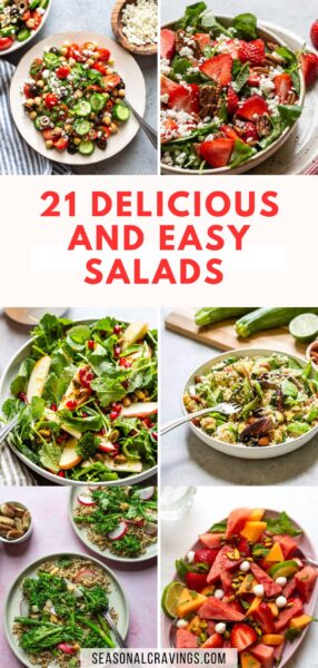 21 Delicious And Easy Salads · Seasonal Cravings