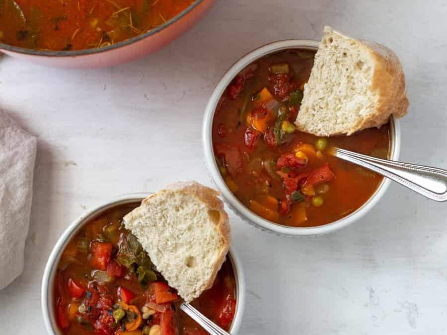 panera bread 10 vegetable soup