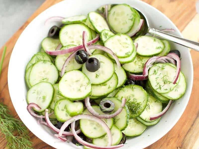 Keto Cucumber Salad