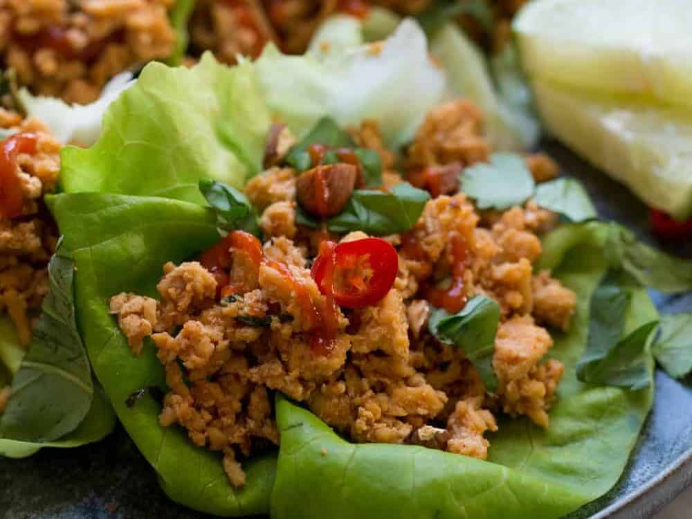 thai chicken lettuce wraps 20