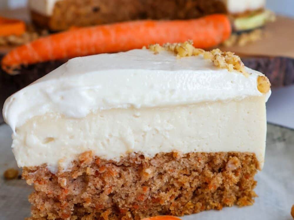Dairy-Free Carrot Cake Cheesecake