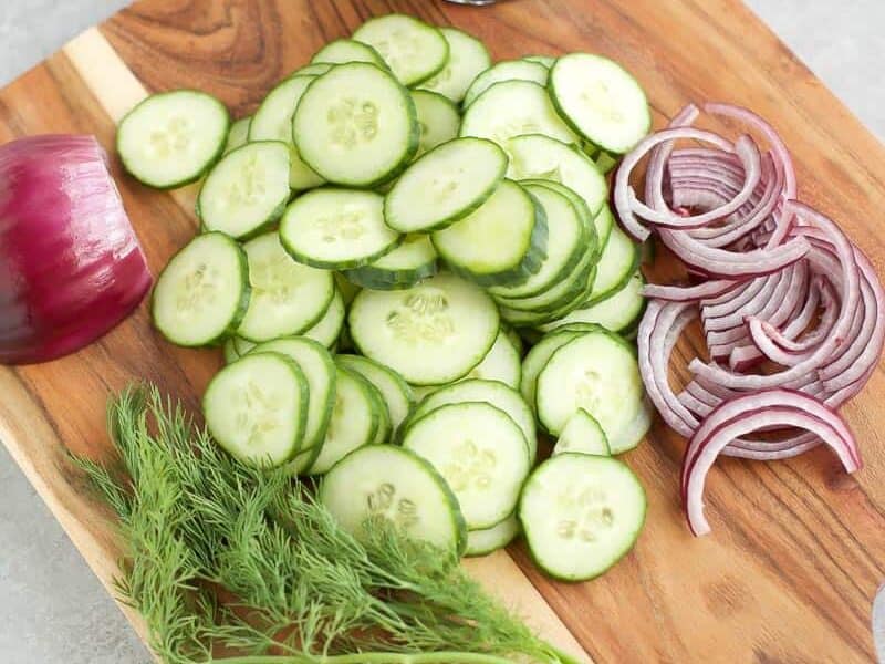 cucumber slices