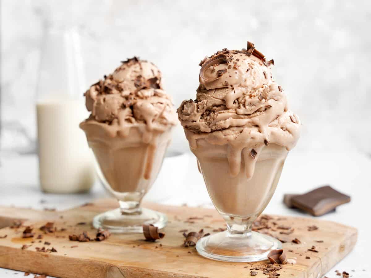 Vegan Chocolate Protein Ice Cream