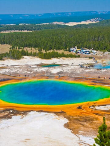 Grand Prismatic Spring in Yellowstone National Park