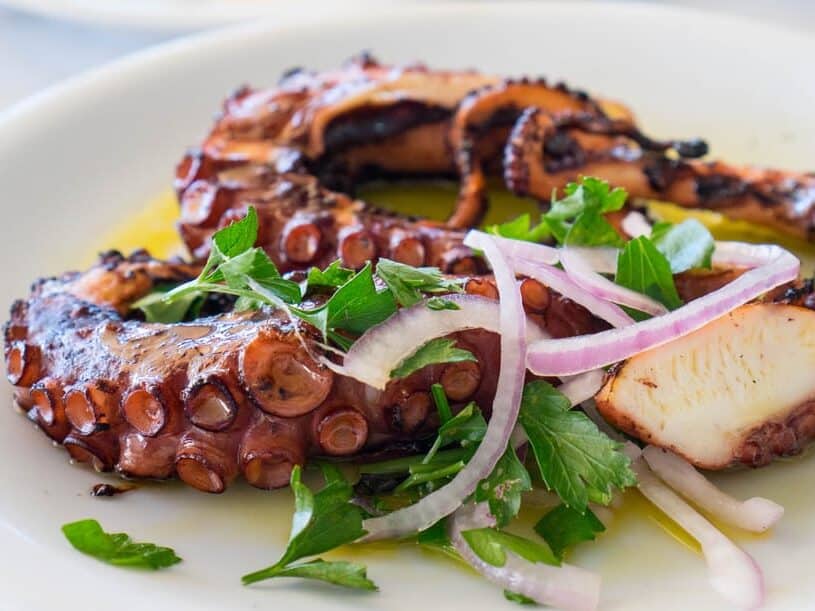 Grilled,Octopus,In,Crete,,Greece