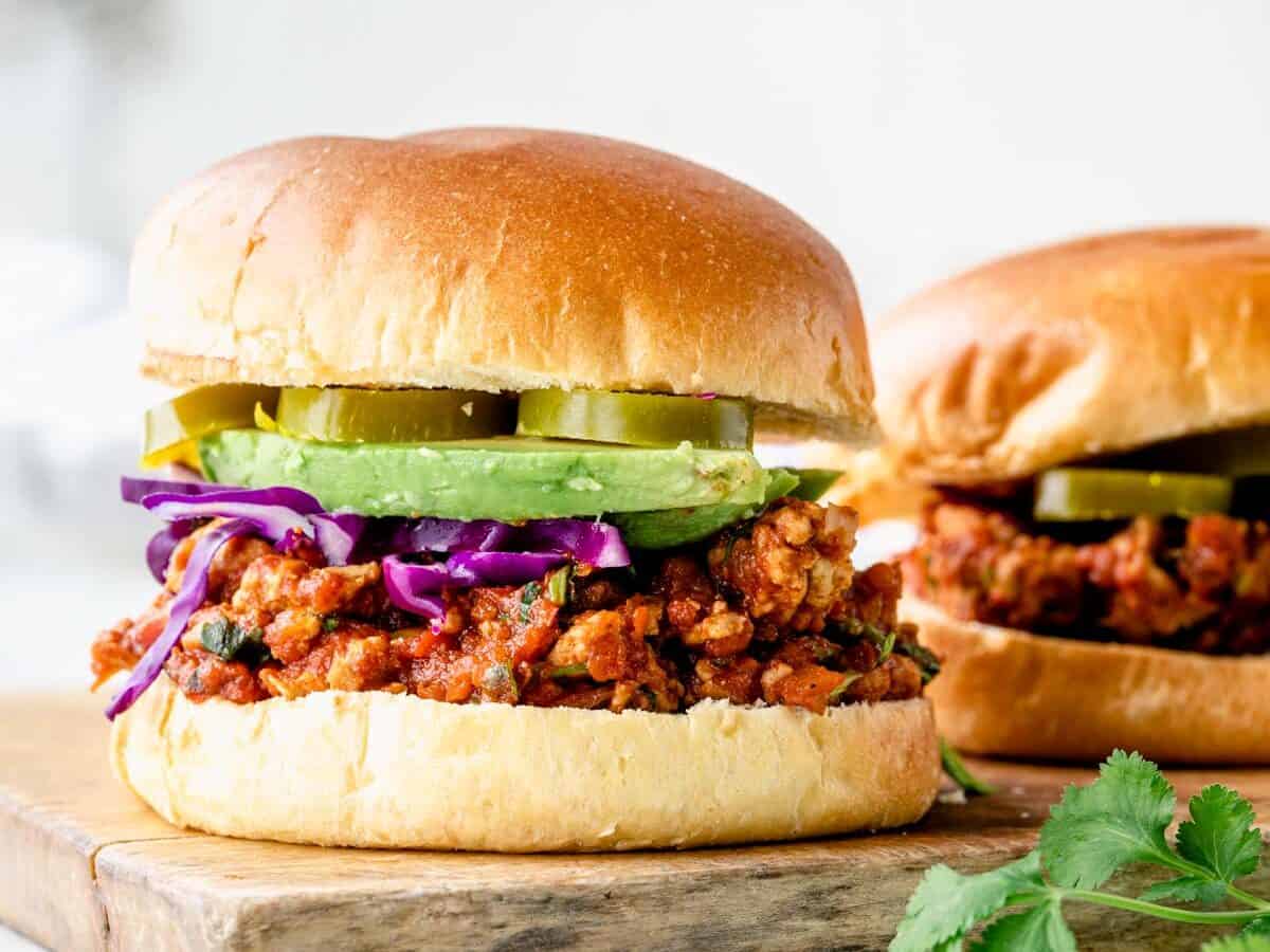 southwest chicken sloppy joes