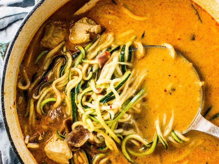 low carb noodle soup
