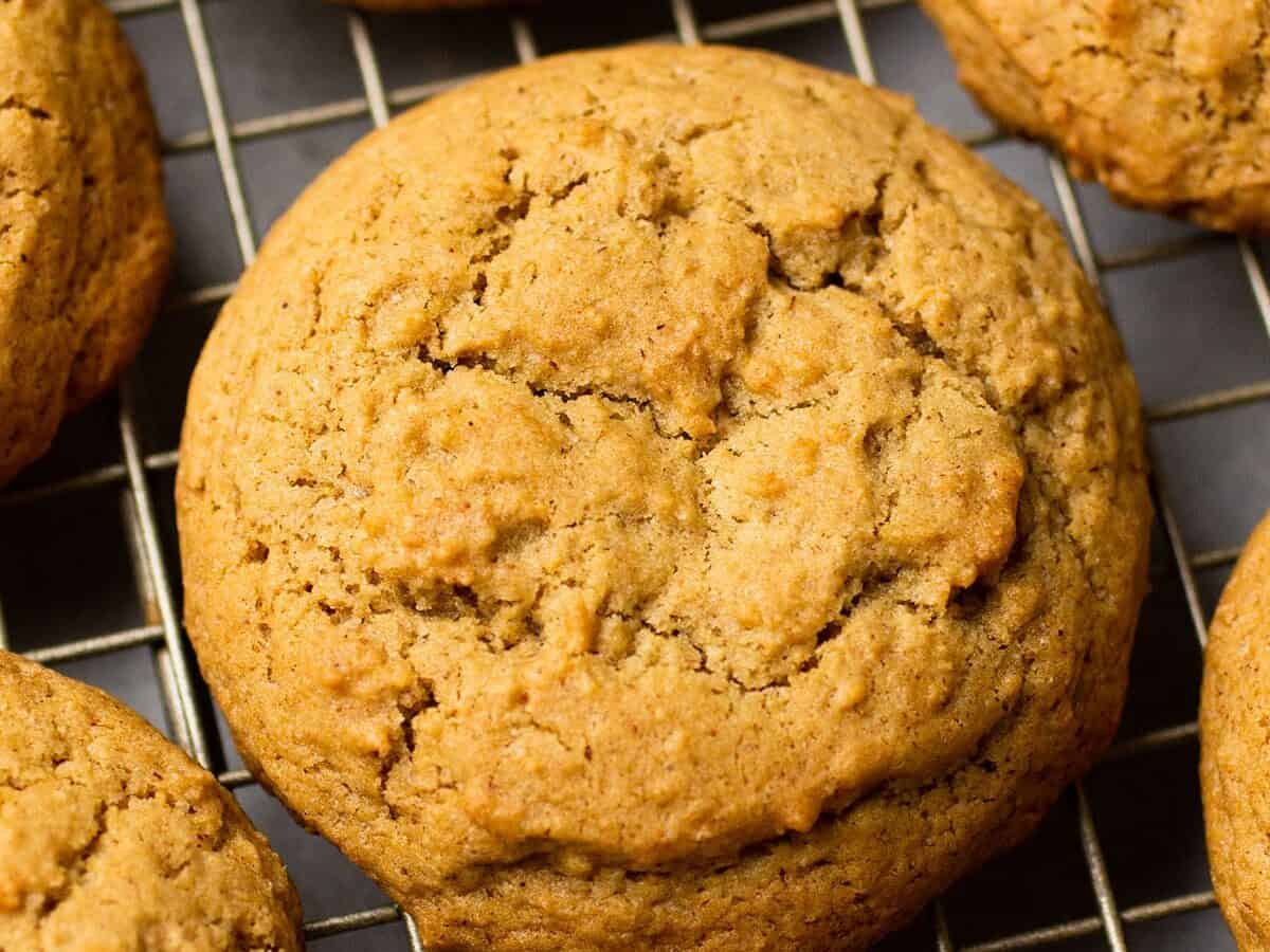 Brown sugar on a cooling rack.