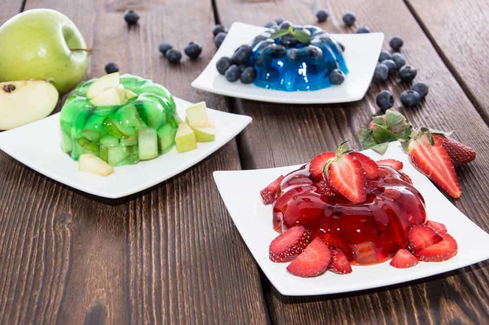 Mixed Sorts of Jello (Blueberry, Strawberry and Apple)