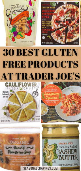 Explore the top 30 gluten-free products exclusively at Trader Joe's.