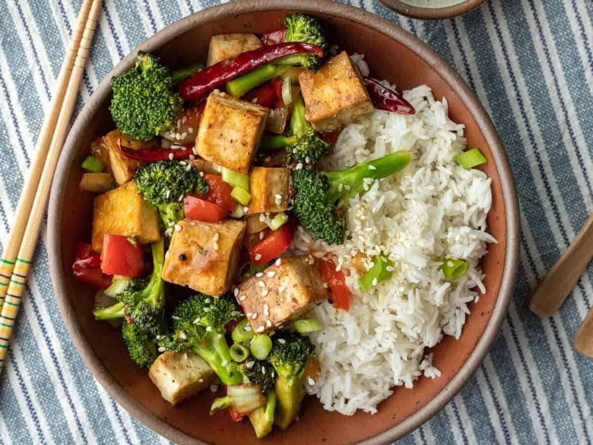 Szechuan Tofu With Vegetables