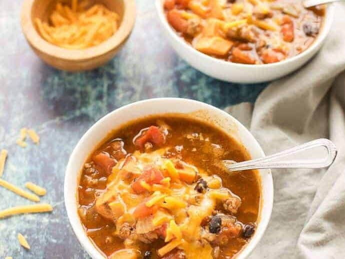 Healthy Turkey Chili - gluten free