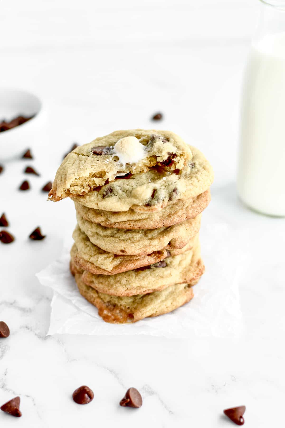 Chocolate Chip Marshmallow Cookies