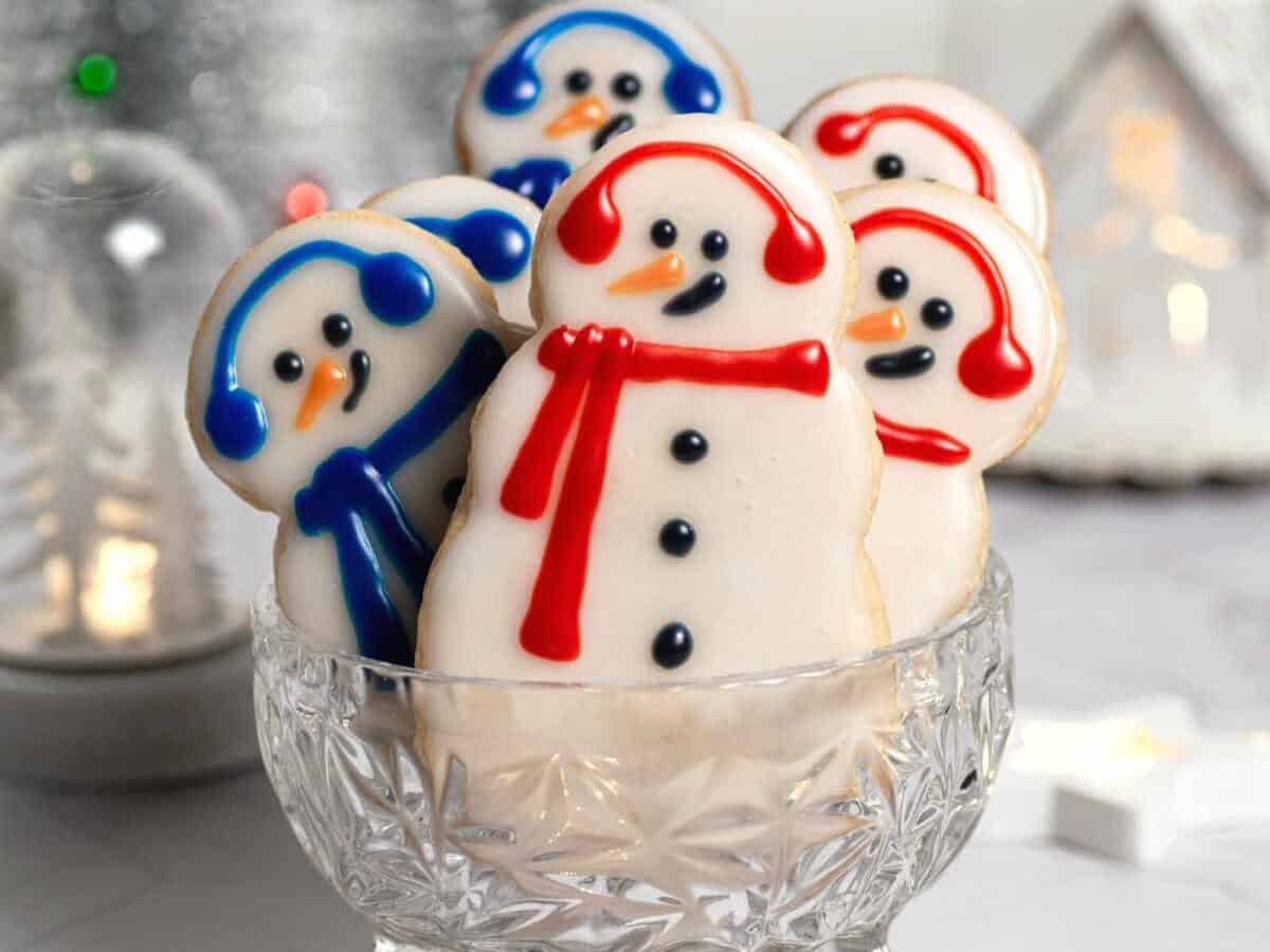 Copycat Starbucks Snowman Cookie
