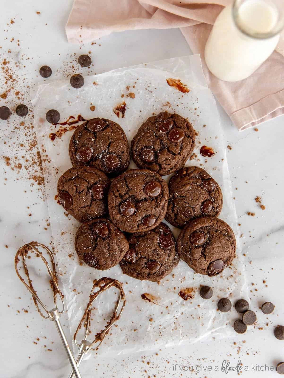 Double Chocolate Chip Cookies