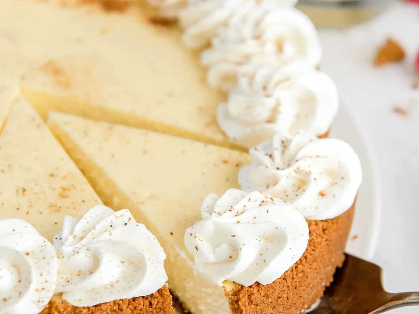 Eggnog Cheesecake