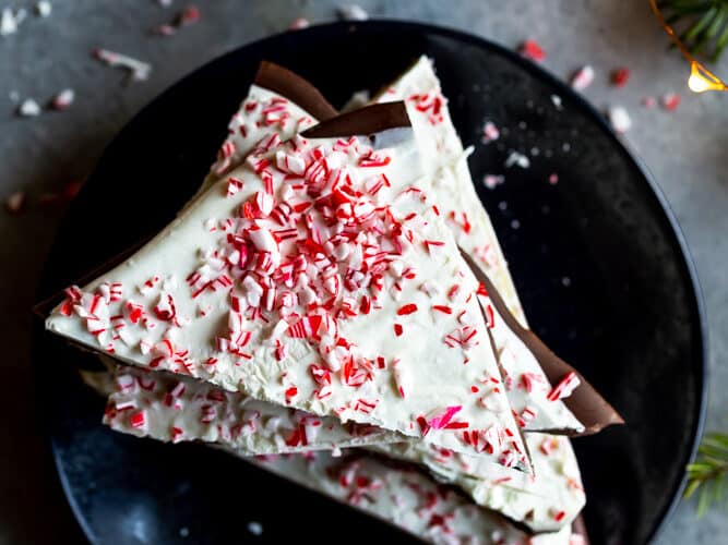 Four Ingredient Peppermint Bark