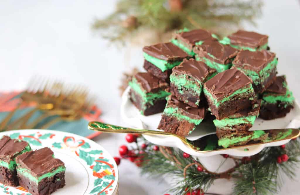 Holiday Mint Brownies