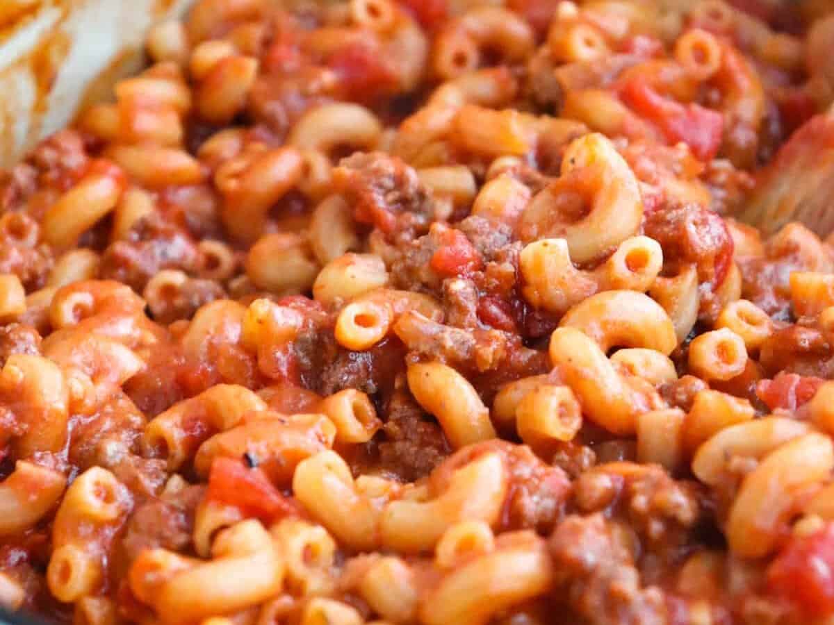 Old Fashioned Goulash with Ground Beef