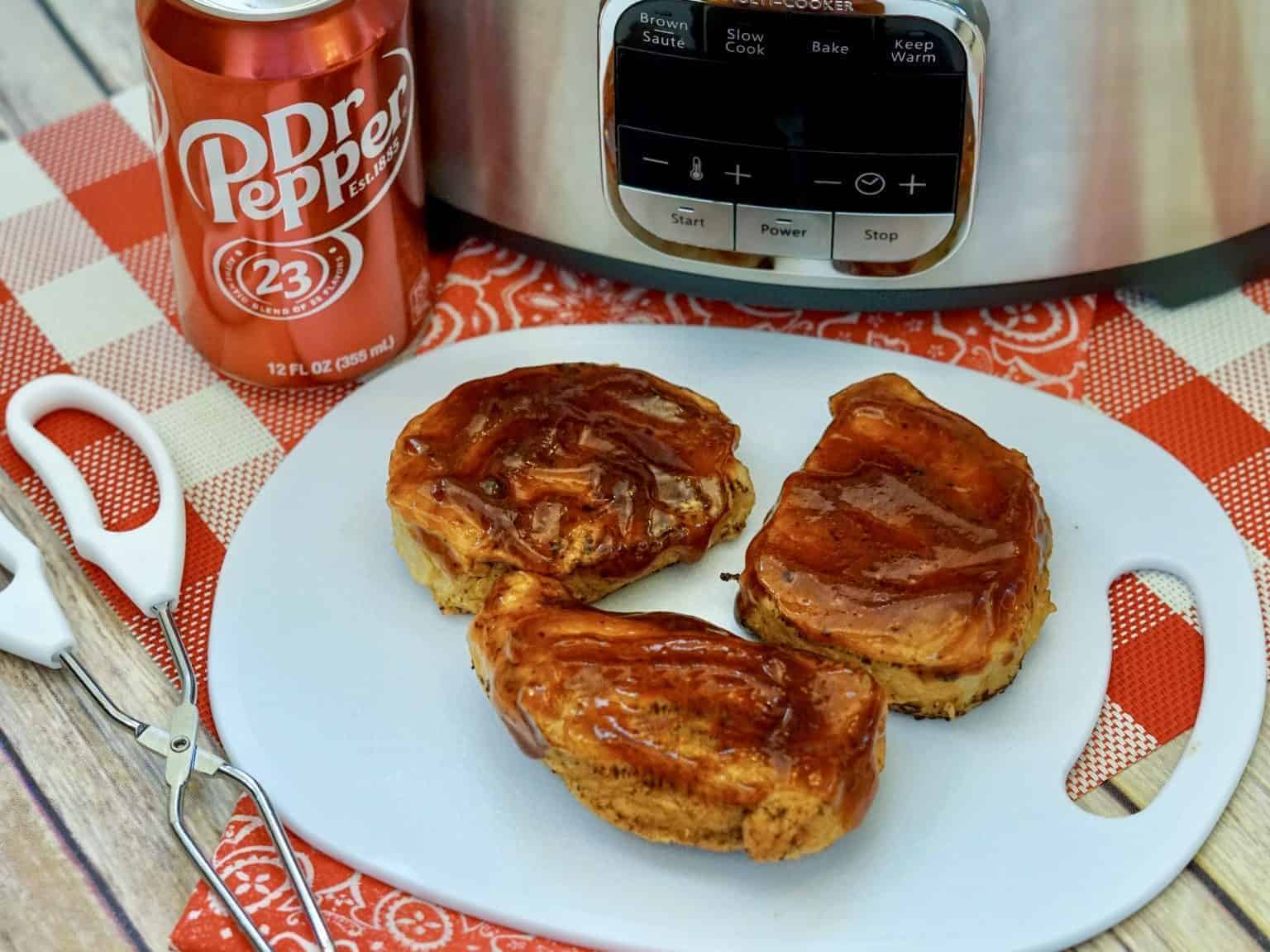 Dr. Pepper Slow Cooker Pork Chops Recipe