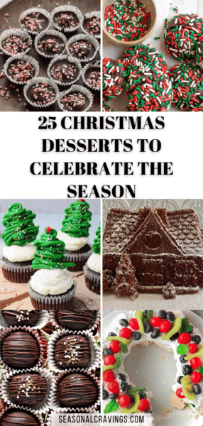 Explore a collection of 25 delectable Christmas desserts to celebrate the season in style.