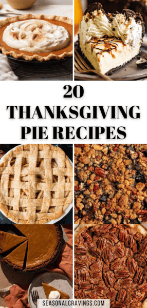 20 thanksgiving pie recipes