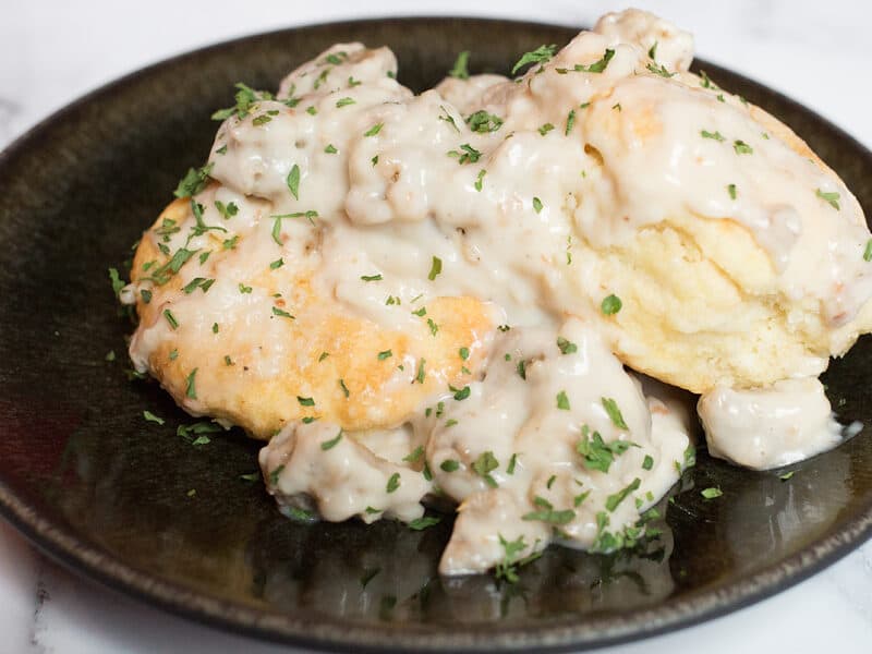 Southern-Style Vegan Biscuits And Gravy