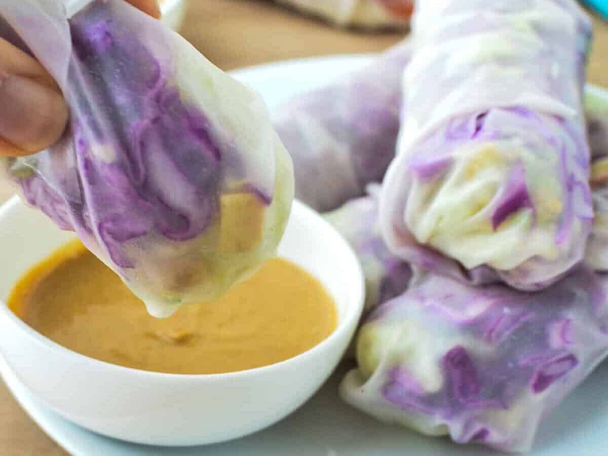 Thai Slaw Cabbage Wraps