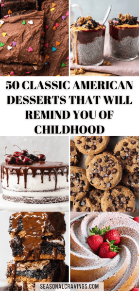 american desserts