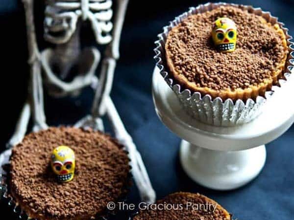 Graveyard Dirt Cupcakes
