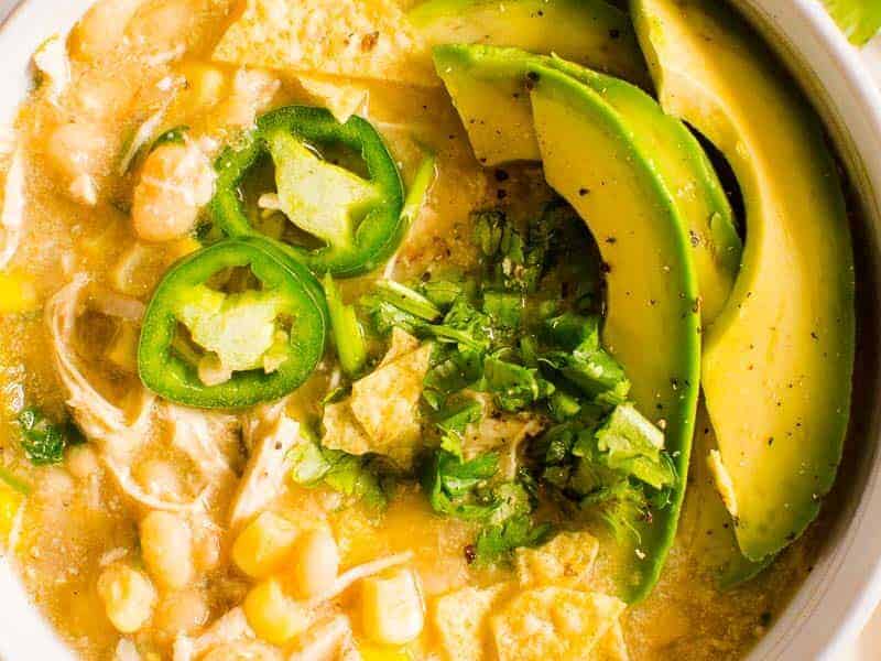 Healthy White Chicken Chili