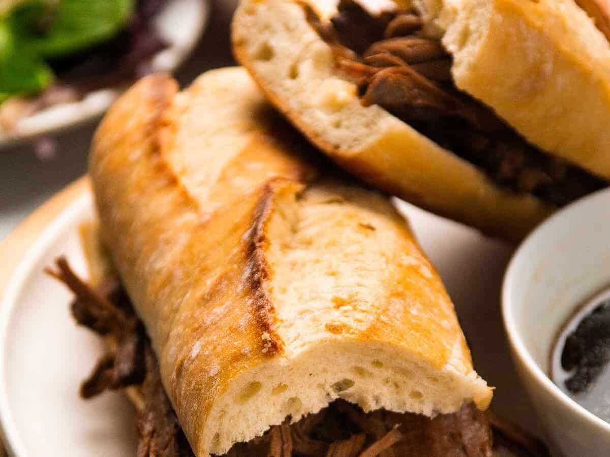  Slow Cooker Beer French Dips