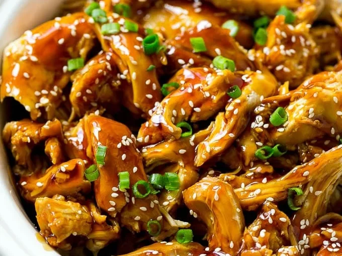Slow Cooker Teriyaki Chicken with greens
