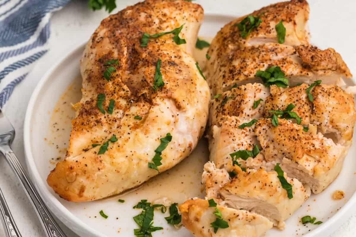 Delicious chicken breasts.