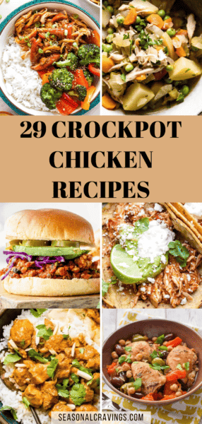 20 crockpot chicken recipes.