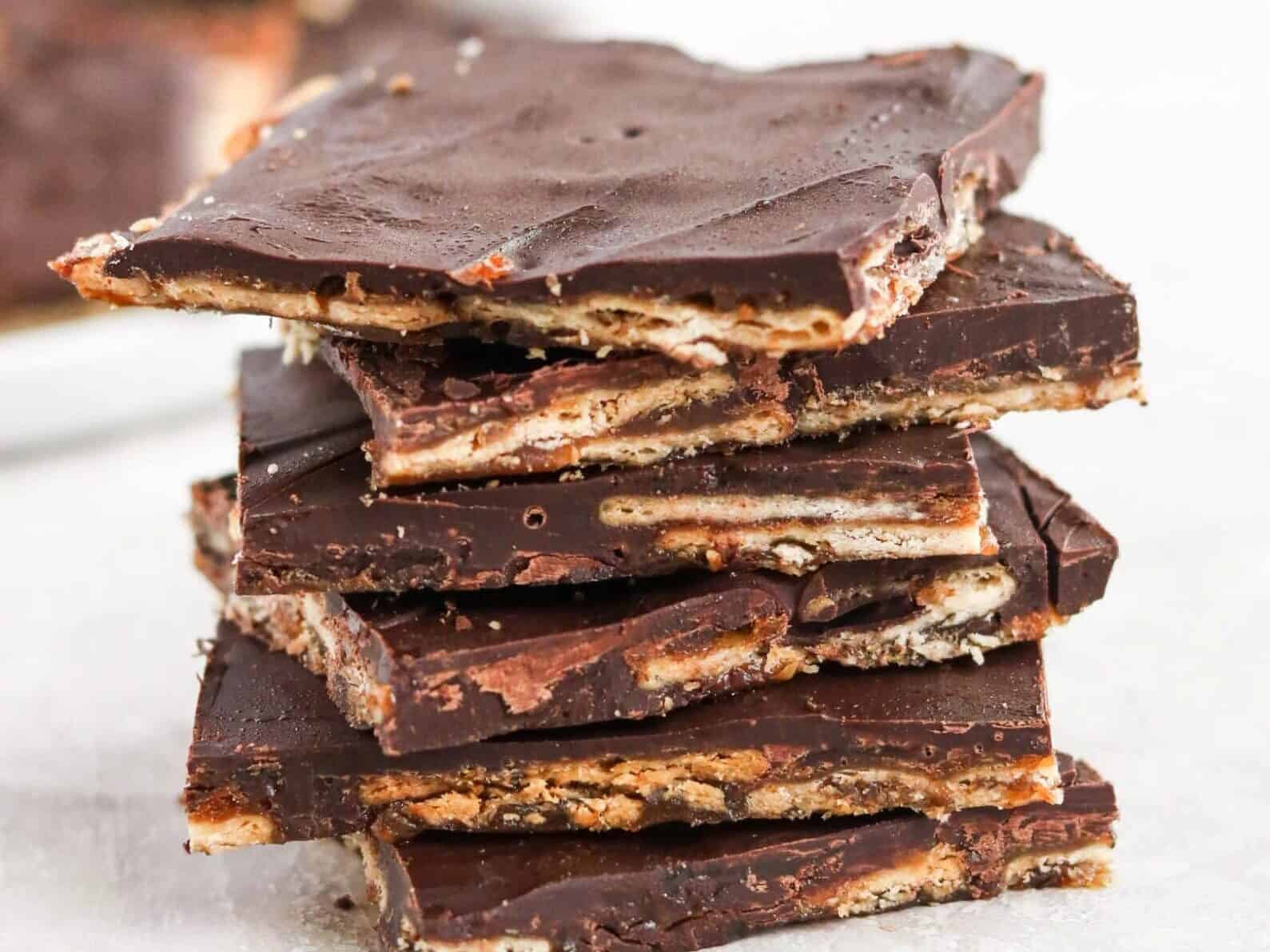 A stack of Christmas crack. 