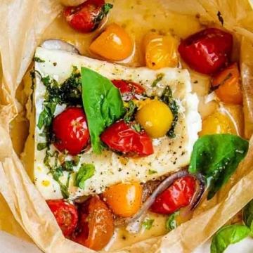 baked cod in parchment paper
