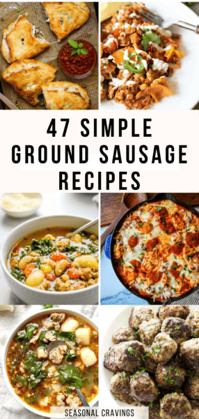 Discover an assortment of 47 delicious ground sausage recipes perfect for any meal.