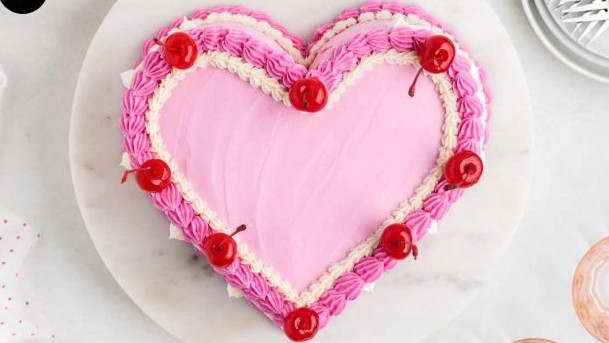 How to make a heart shaped cake for valentine's day.